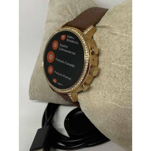 Fossil Gen 4 Authentic Digital Dial Smart Watch Custom Band FTW6011 BA128 - Picture 3 of 12